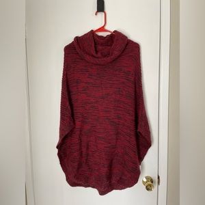 Scarlet Sweater Poncho